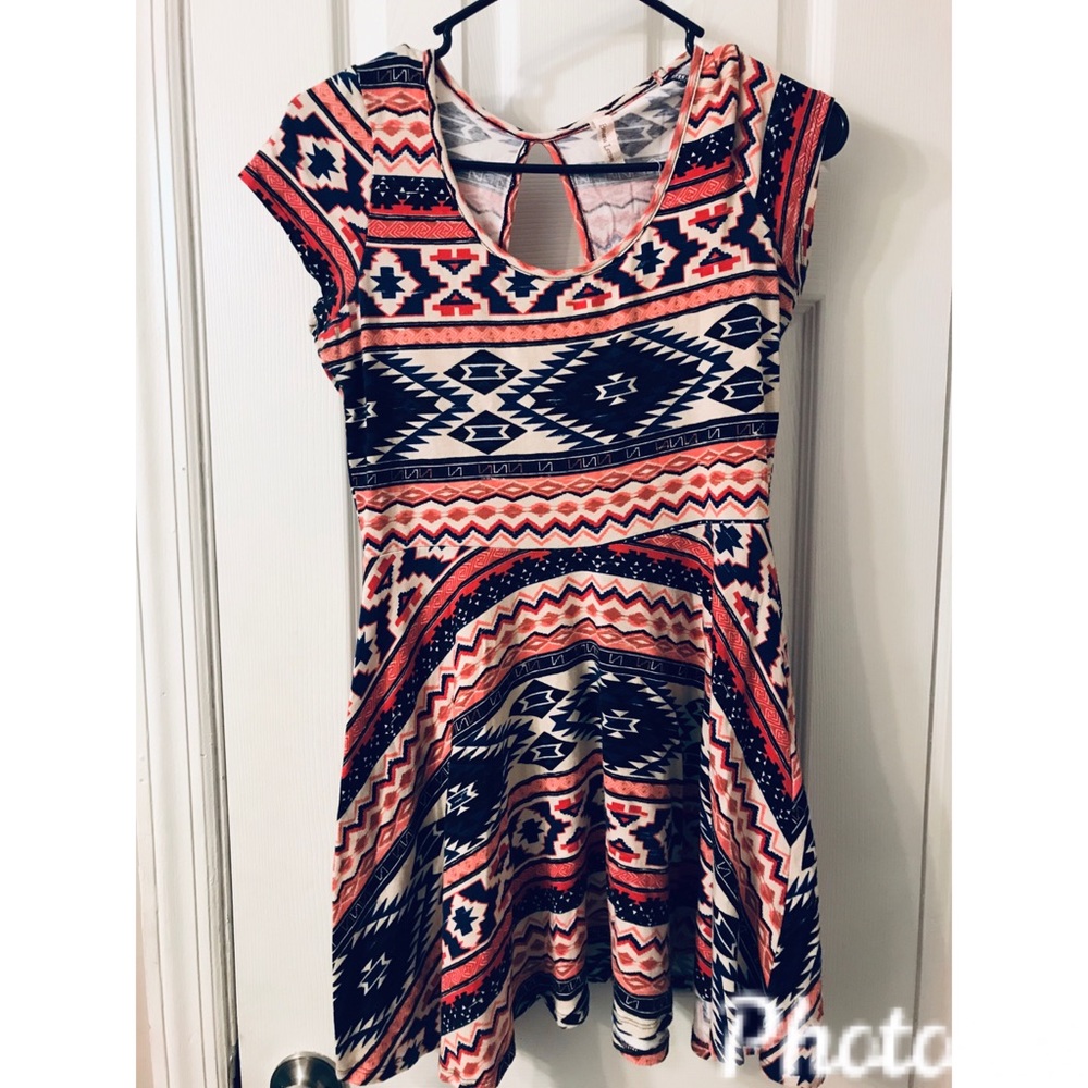 Banana Lemon fit & flare dress